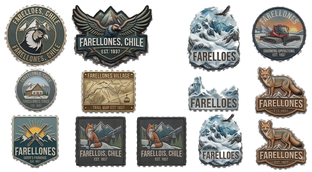 Colección de imanes de Farellones